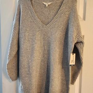 Casual V Neck Pullover Sweater